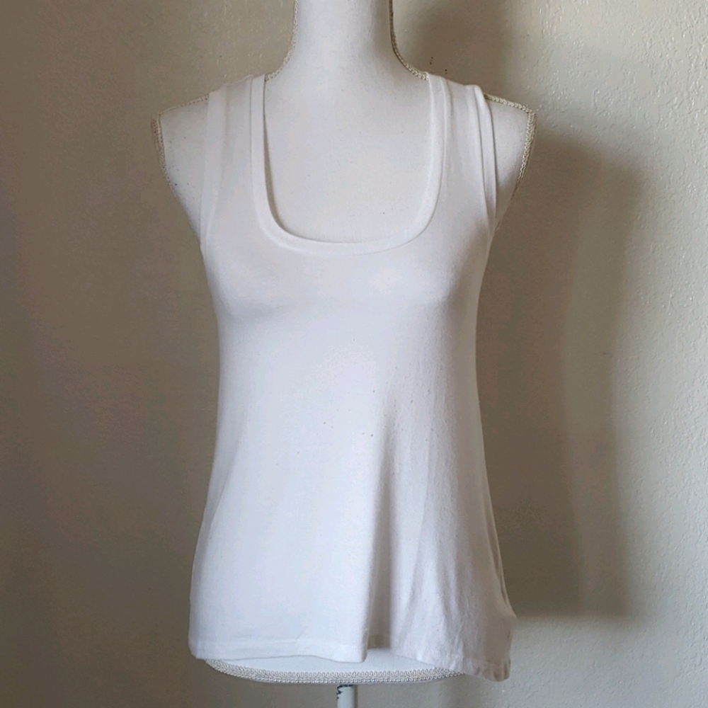 Soft White Cotton Tank